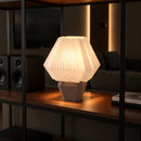 Abajur de Mesa Hexagonal com Lâmpada LED Bivolt