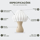 Abajur de Mesa Maia Lanterna com Lâmpada LED Bivolt