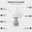 Abajur de Mesa Mona Pétala com Lâmpada LED Bivolt
