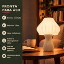 Abajur de Mesa Maia Lanterna com Lâmpada LED Bivolt