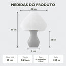 Abajur de Mesa Mona Pétala com Lâmpada LED Bivolt