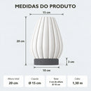Abajur de Mesa Gota com Lâmpada LED Bivolt