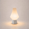 ABAJUR DE MESA CELESTE COM LAMPADA LED BIVOLT E27 LUMINÁRIA MODERNA