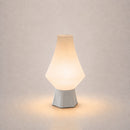 ABAJUR DE MESA CELESTE COM LAMPADA LED BIVOLT E27 LUMINÁRIA MODERNA