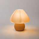 ABAJUR DE MESA ALBA COM LAMPADA LED BIVOLT E27 LUMINÁRIA MODERNA