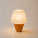 ABAJUR DE MESA AURA COM LAMPADA LED BIVOLT E27 LUMINÁRIA MODERNA