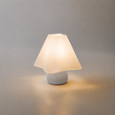 ABAJUR DE MESA AYLA COM LAMPADA LED BIVOLT E27 LUMINÁRIA MODERNA