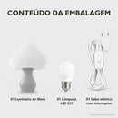 Abajur de Mesa Mona Pétala com Lâmpada LED Bivolt