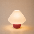 ABAJUR DE MESA LOTUS COM LAMPADA LED BIVOLT E27 LUMINÁRIA MODERNA