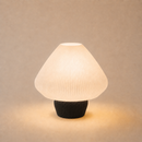 ABAJUR DE MESA LOTUS COM LAMPADA LED BIVOLT E27 LUMINÁRIA MODERNA