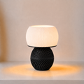 ABAJUR DE MESA RAVENA COM LAMPADA LED BIVOLT E27 LUMINÁRIA MODERNA