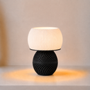 ABAJUR DE MESA RAVENA COM LAMPADA LED BIVOLT E27 LUMINÁRIA MODERNA