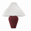 Abajur de Mesa Vitta Sino vermelho marsala – fundo branco