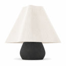Abajur de Mesa Ayla Drapeado com Lâmpada LED Bivolt