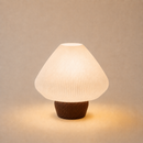 ABAJUR DE MESA LOTUS COM LAMPADA LED BIVOLT E27 LUMINÁRIA MODERNA
