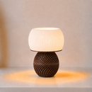 ABAJUR DE MESA RAVENA COM LAMPADA LED BIVOLT E27 LUMINÁRIA MODERNA
