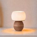 ABAJUR DE MESA RAVENA COM LAMPADA LED BIVOLT E27 LUMINÁRIA MODERNA