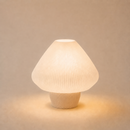 ABAJUR DE MESA LOTUS COM LAMPADA LED BIVOLT E27 LUMINÁRIA MODERNA