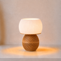 ABAJUR DE MESA RAVENA COM LAMPADA LED BIVOLT E27 LUMINÁRIA MODERNA