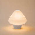 ABAJUR DE MESA LOTUS COM LAMPADA LED BIVOLT E27 LUMINÁRIA MODERNA