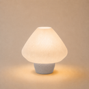ABAJUR DE MESA LOTUS COM LAMPADA LED BIVOLT E27 LUMINÁRIA MODERNA