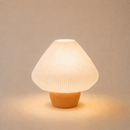 ABAJUR DE MESA LOTUS COM LAMPADA LED BIVOLT E27 LUMINÁRIA MODERNA