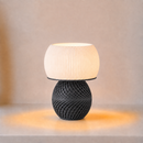 ABAJUR DE MESA RAVENA COM LAMPADA LED BIVOLT E27 LUMINÁRIA MODERNA