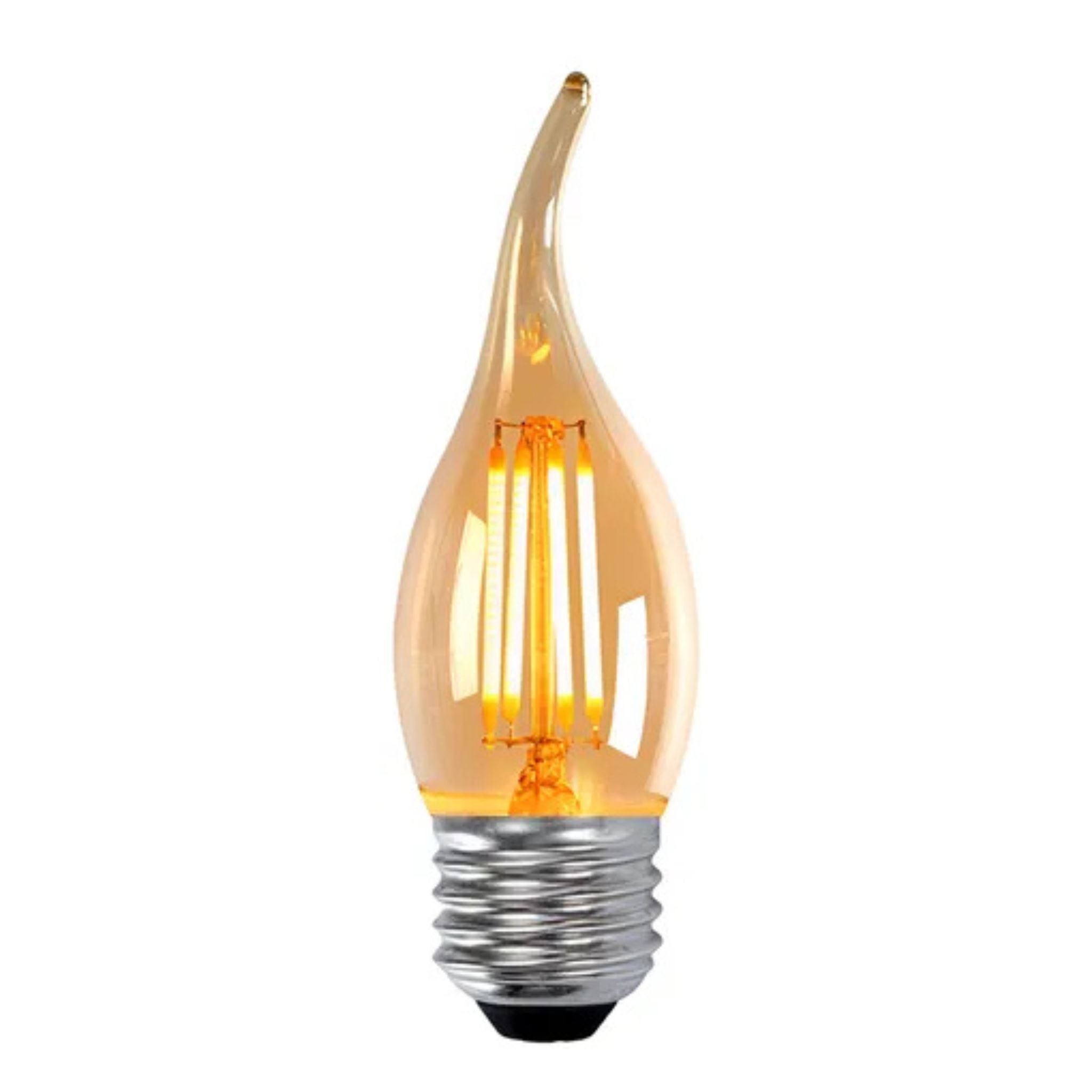 Lâmpada LED Vela Filamento Chama Vintage 4W (Eq. 40W) – SaveEnergy