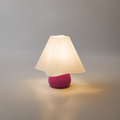 ABAJUR DE MESA AYLA COM LAMPADA LED BIVOLT E27 LUMINÁRIA MODERNA