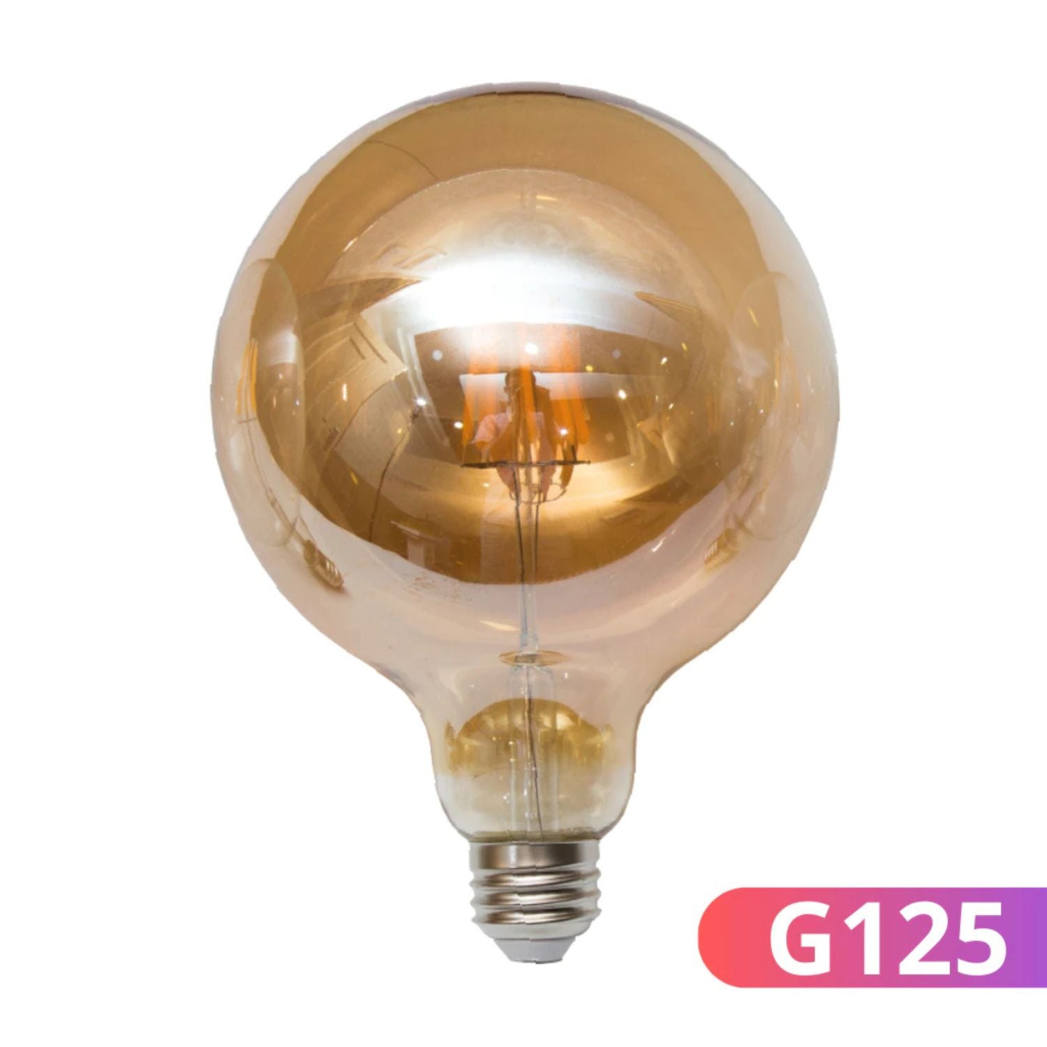 Lâmpada Filamento LED G125 4W E27