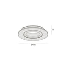 Spot Embutir Orientável Face Plana AR 70  - Interlight 0089