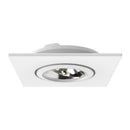 Spot Embutir Orientável Quadrado Face Plana AR70  - Interlight 0090