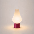 ABAJUR DE MESA CELESTE COM LAMPADA LED BIVOLT E27 LUMINÁRIA MODERNA