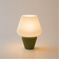 ABAJUR DE MESA AURA COM LAMPADA LED BIVOLT E27 LUMINÁRIA MODERNA