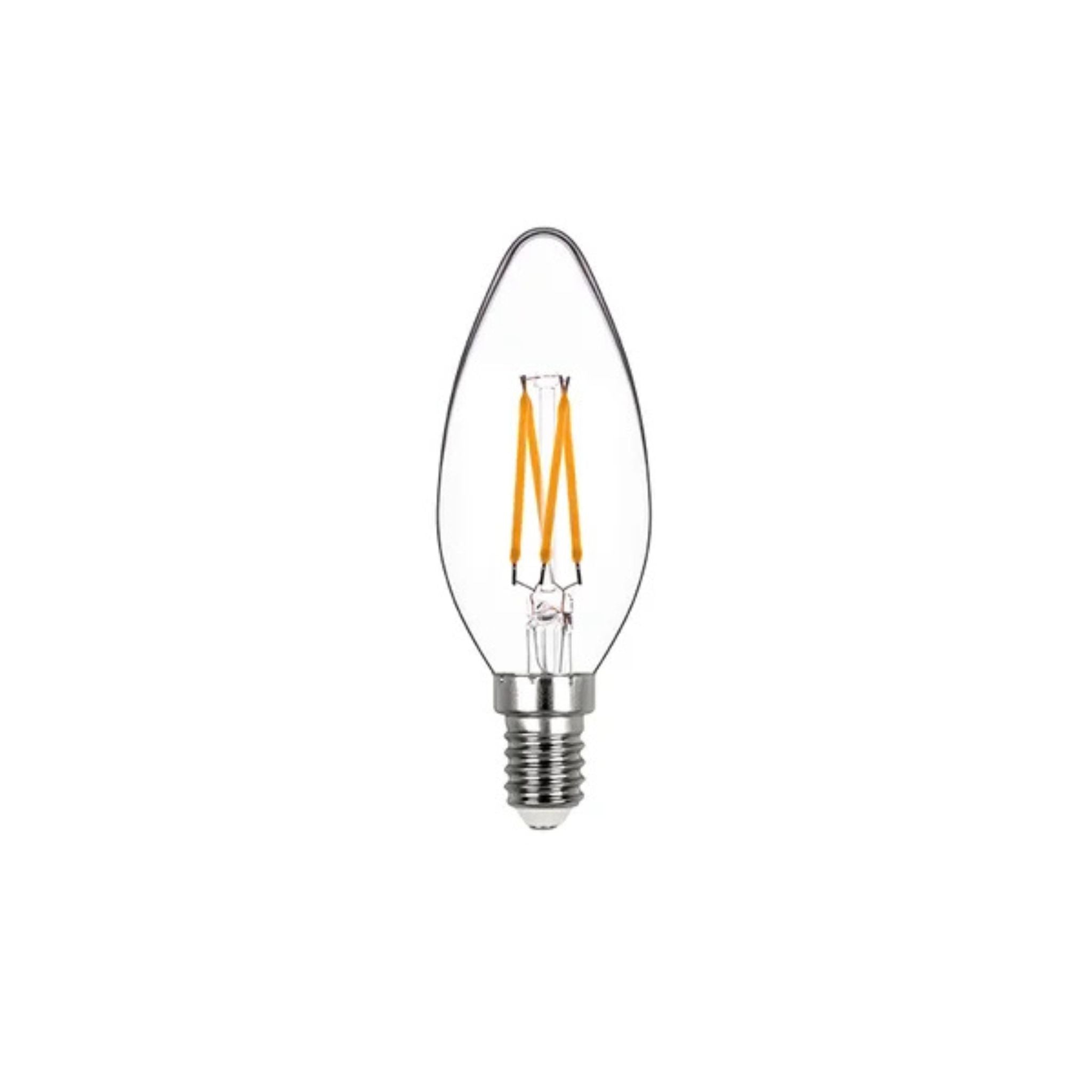 Lâmpada LED Vela Lisa Filamento 2,5W (Eq. 25W) – Stella