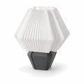 Abajur de Mesa Hexagonal com Lâmpada LED Bivolt