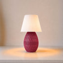 ABAJUR DE MESA AURORA COM LAMPADA LED BIVOLT E27 LUMINÁRIA MODERNA AURORA
