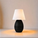 ABAJUR DE MESA AURORA COM LAMPADA LED BIVOLT E27 LUMINÁRIA MODERNA AURORA