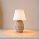 ABAJUR DE MESA AURORA COM LAMPADA LED BIVOLT E27 LUMINÁRIA MODERNA AURORA