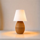 ABAJUR DE MESA AURORA COM LAMPADA LED BIVOLT E27 LUMINÁRIA MODERNA AURORA