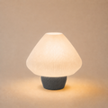 ABAJUR DE MESA LOTUS COM LAMPADA LED BIVOLT E27 LUMINÁRIA MODERNA