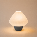 ABAJUR DE MESA LOTUS COM LAMPADA LED BIVOLT E27 LUMINÁRIA MODERNA