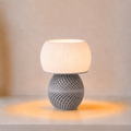 ABAJUR DE MESA RAVENA COM LAMPADA LED BIVOLT E27 LUMINÁRIA MODERNA