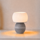 ABAJUR DE MESA RAVENA COM LAMPADA LED BIVOLT E27 LUMINÁRIA MODERNA
