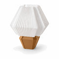 Abajur de Mesa Hexagonal com Lâmpada LED Bivolt