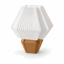 Abajur de Mesa Hexagonal com Lâmpada LED Bivolt