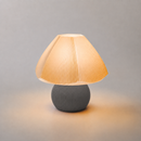ABAJUR DE MESA ALBA COM LAMPADA LED BIVOLT E27 LUMINÁRIA MODERNA
