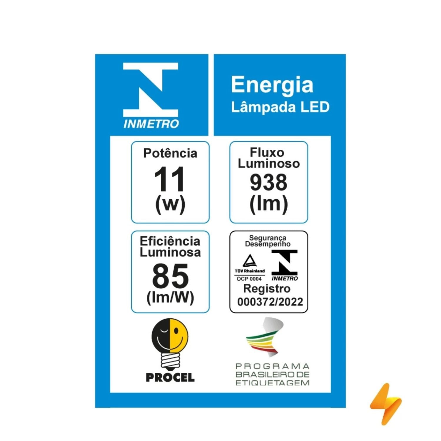 Lâmpada LED PAR 30 11W - Taschibra