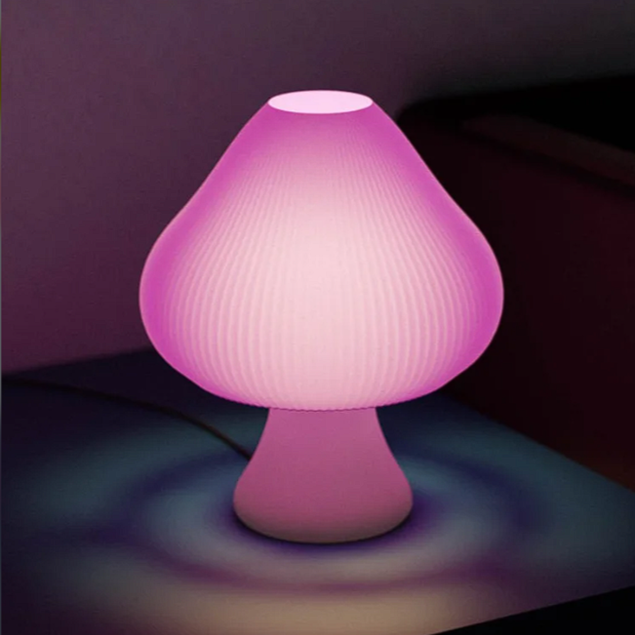 ABAJUR DE MESA LUNA COM LAMPADA LED BIVOLT E27 LUMINÁRIA MODERNA