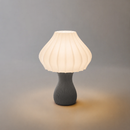 ABAJUR DE MESA MAIA COM LAMPADA LED BIVOLT E27 LUMINÁRIA MODERNA